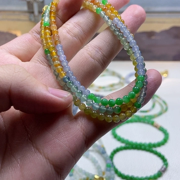 定制翡翠未镶嵌缅甸翡翠A货卡3.8