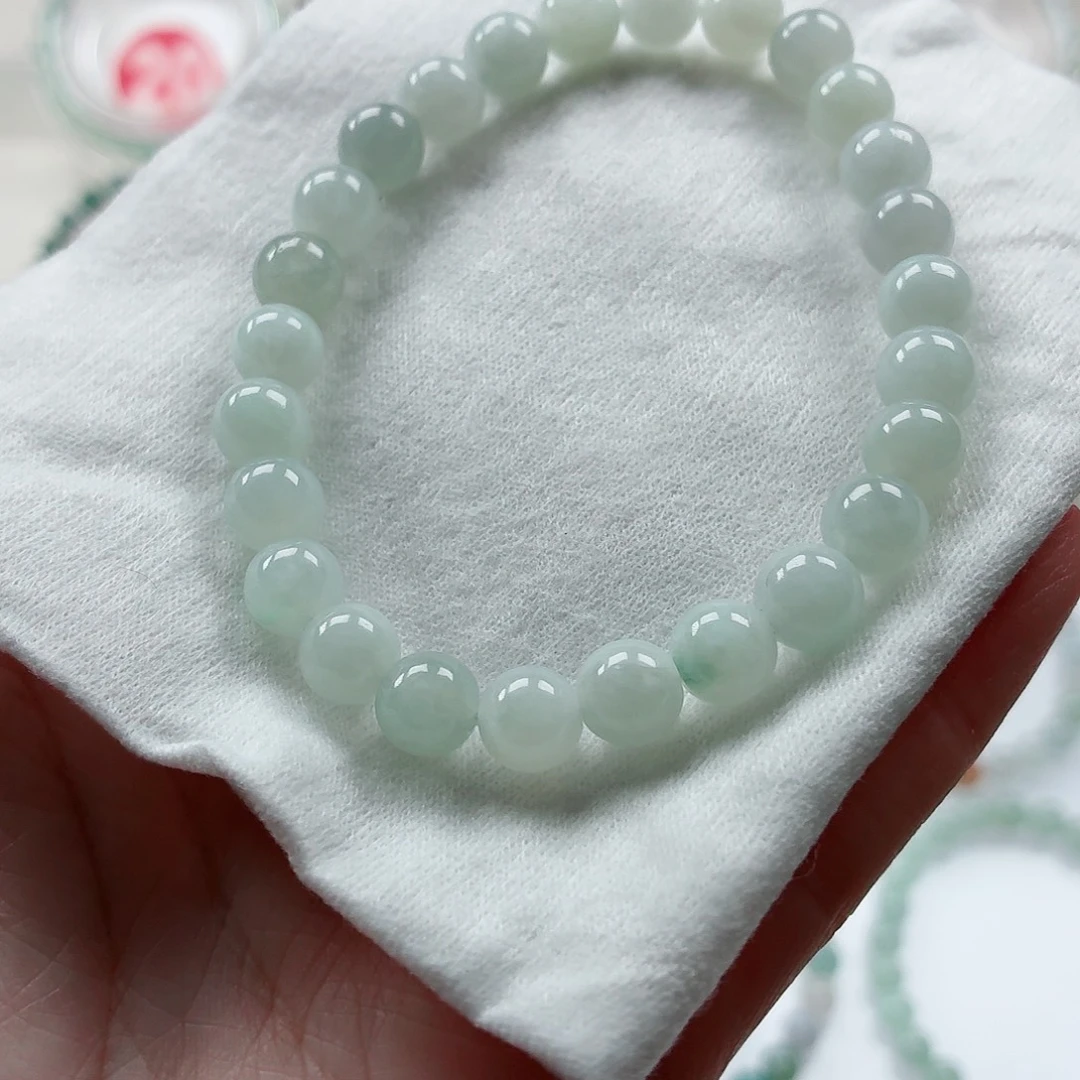 翡翠未镶嵌手链卡7.3（货中）