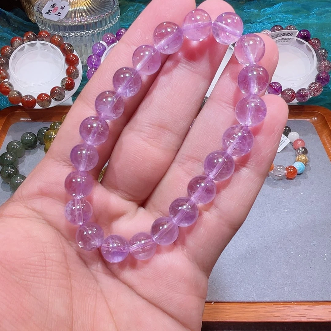 紫晶手链未镶嵌薰衣草紫水晶
