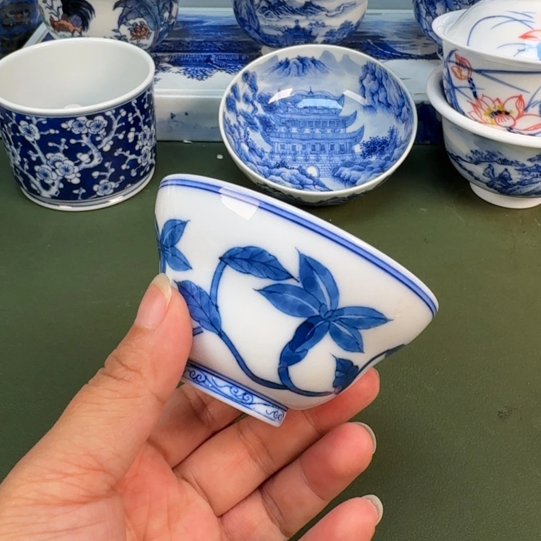 景德镇纯手绘茶具圆圆228