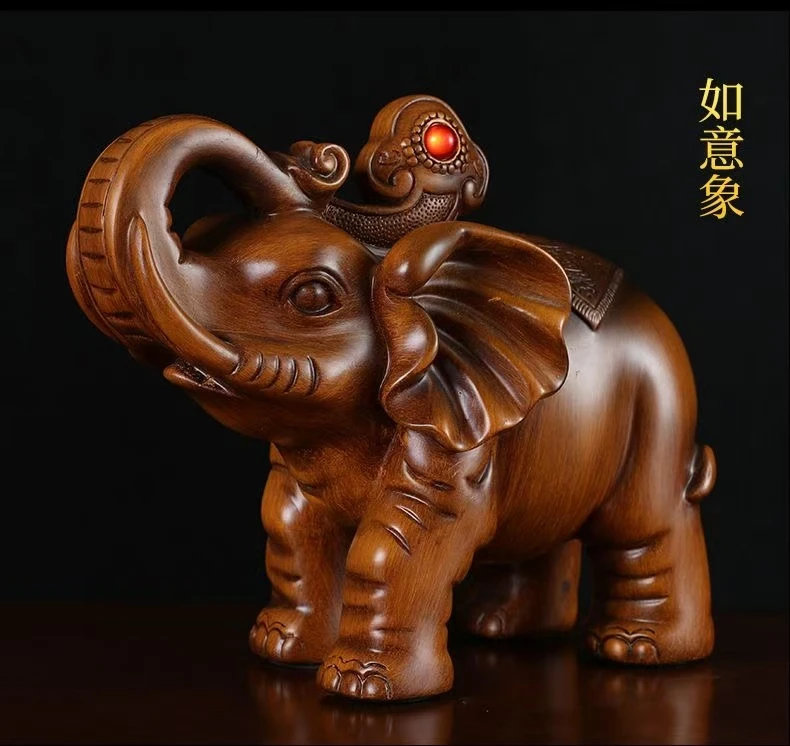 大象工艺品聚财客厅风水玄关电视酒柜家居装饰品