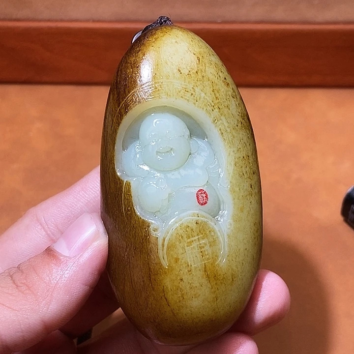 和田玉未镶嵌颈饰HX