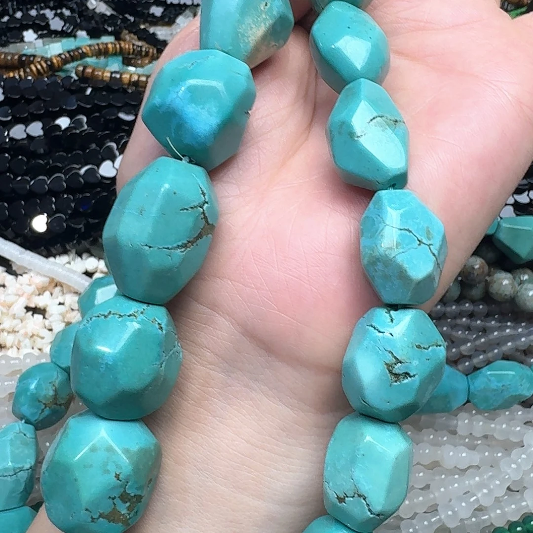 玛瑙/玉髓未镶嵌珠宝半成品一条18mm原矿松