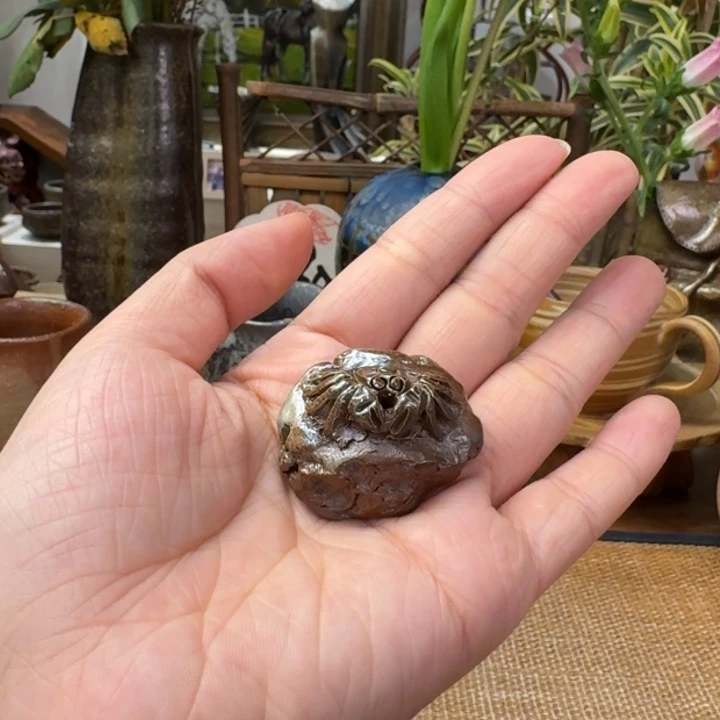 备前烧螃蟹香插福利一口价