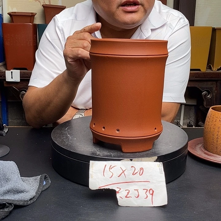 紫砂花盆货号一只ZJ39