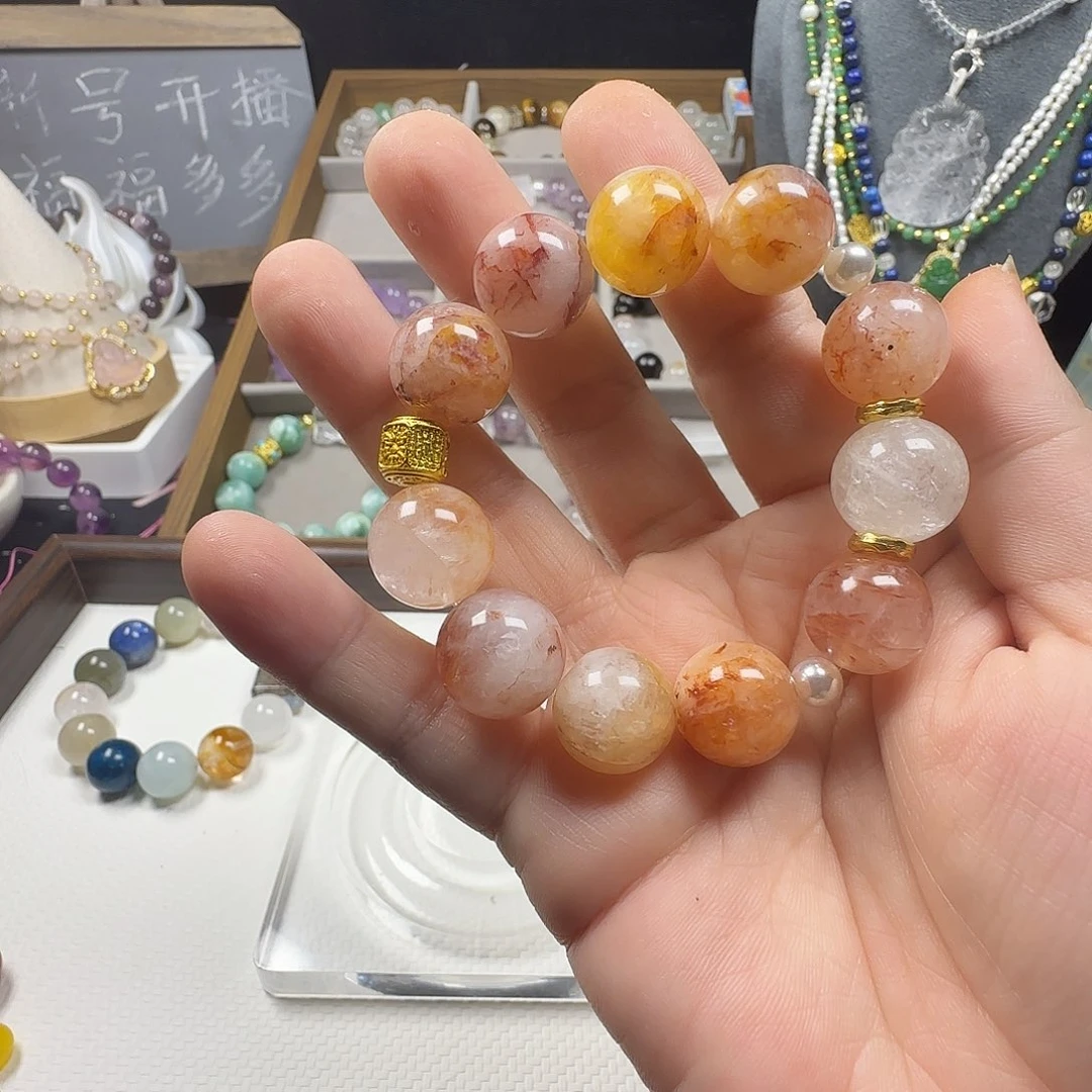 水晶未镶嵌手串水晶手串设计款式