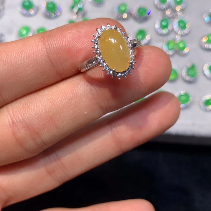 翡翠未镶嵌戒指翡翠戒指