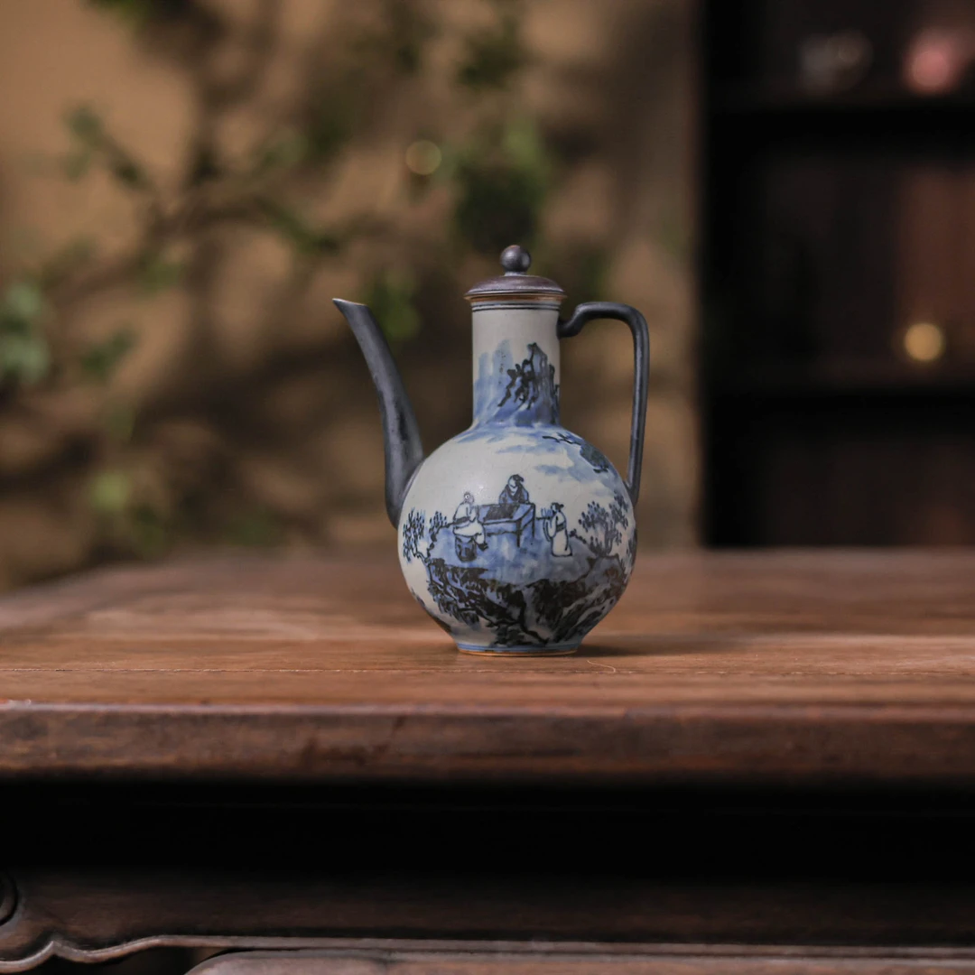 【宽窄】山水酒壶高款（朴壶0194）