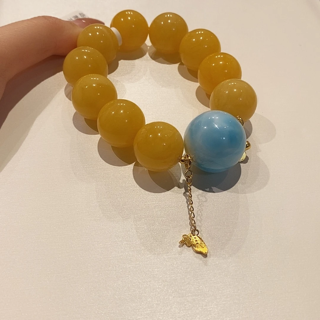 蜜蜡未镶嵌手串蜜蜡