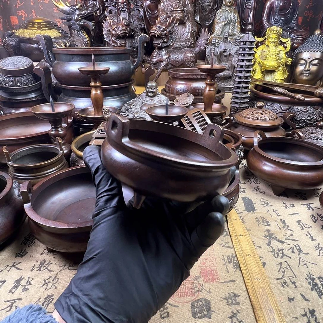 12直尔供香炉 聚宝盆 风水摆件