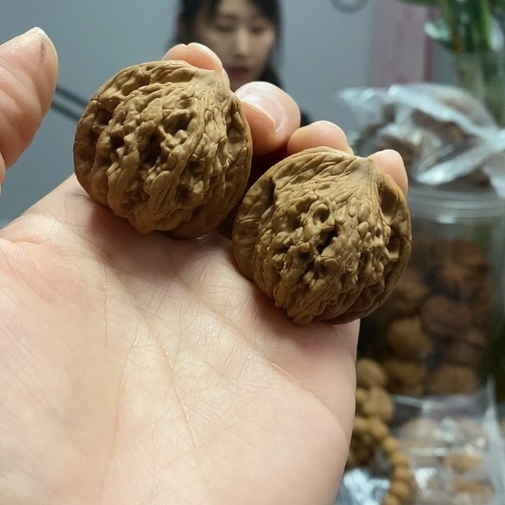 把件文玩核桃36.5狮虎兽