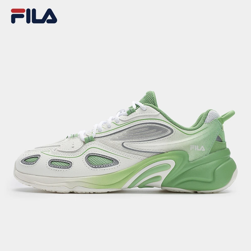 【秀气百搭布朗鞋】Fila/斐乐情侣款流光风千禧复古轻便运动老爹鞋