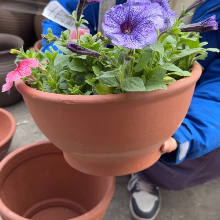 花盆紫砂口30高16宜兴紫砂