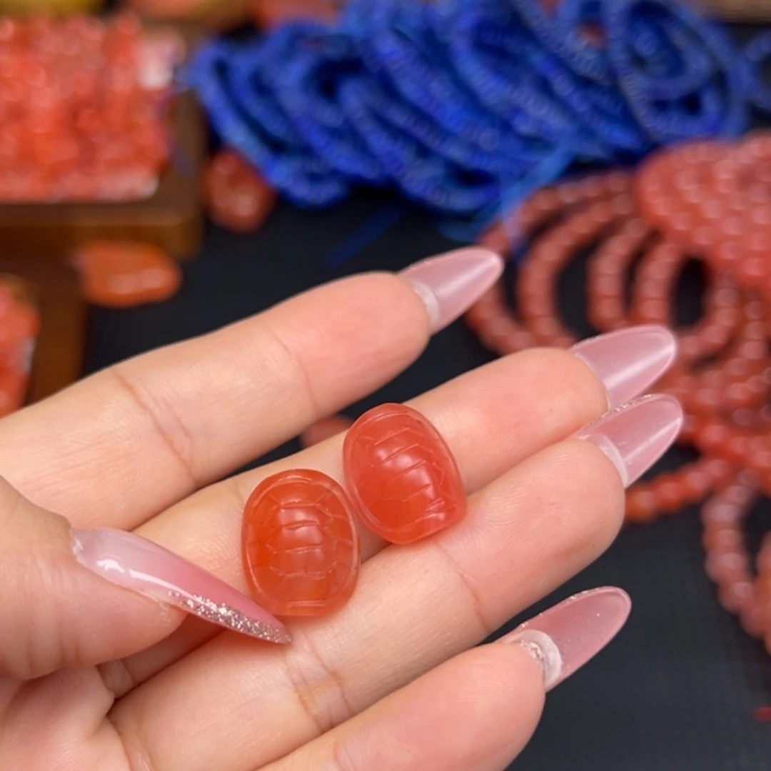 南红玛瑙未镶嵌吊坠(不含链)