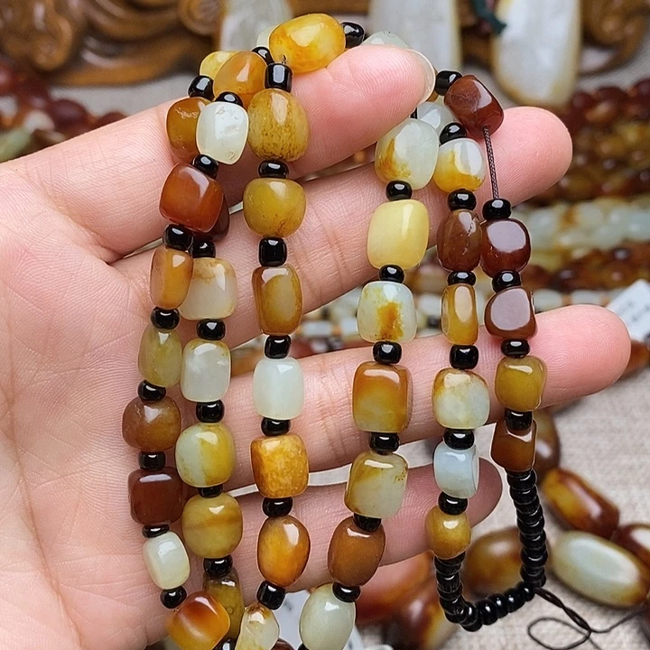 和田玉未镶嵌手链