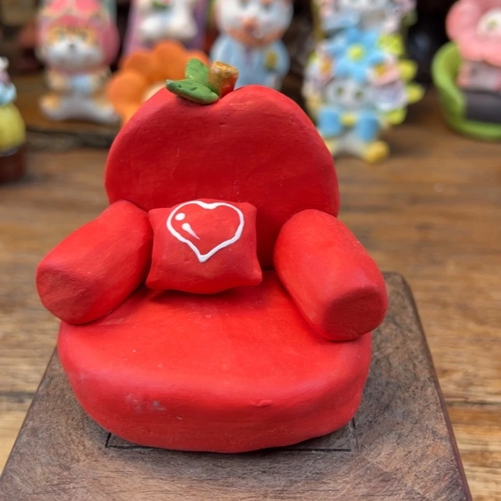 陶摆件小镇青花每日有新品