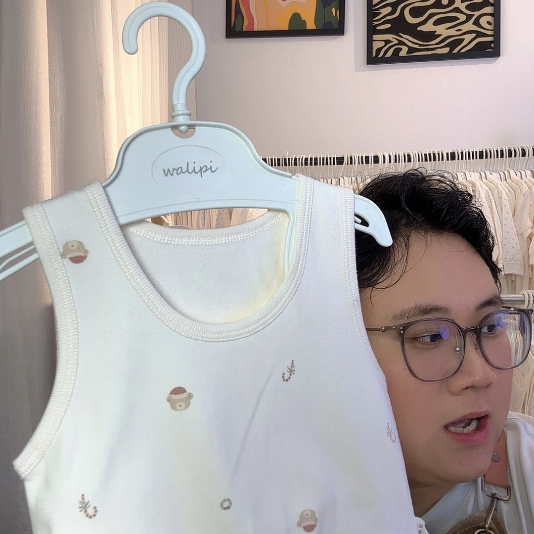 一***欢小熊奶酪蛋白护肚背心73