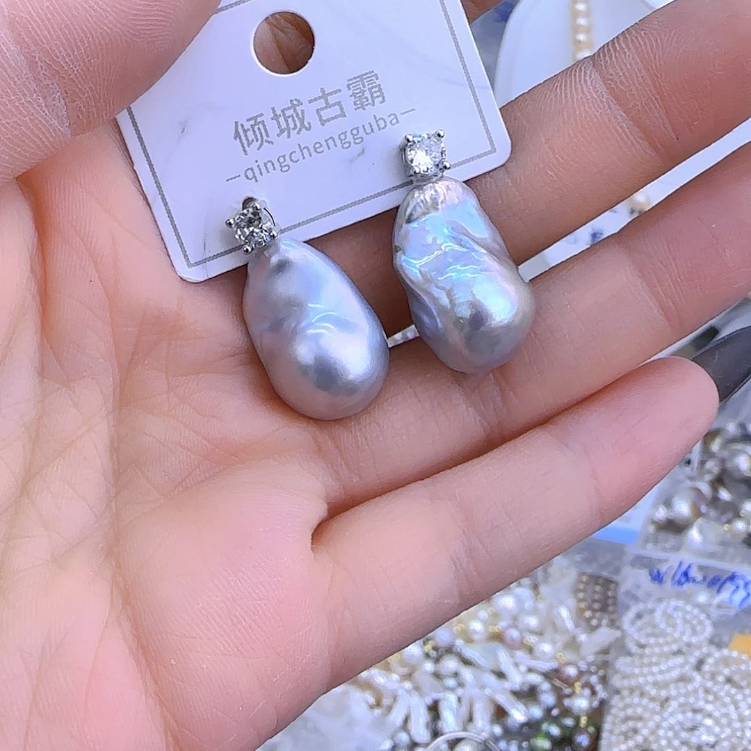 银S925镶嵌定制项链多样性发货发其一133淡水珍珠