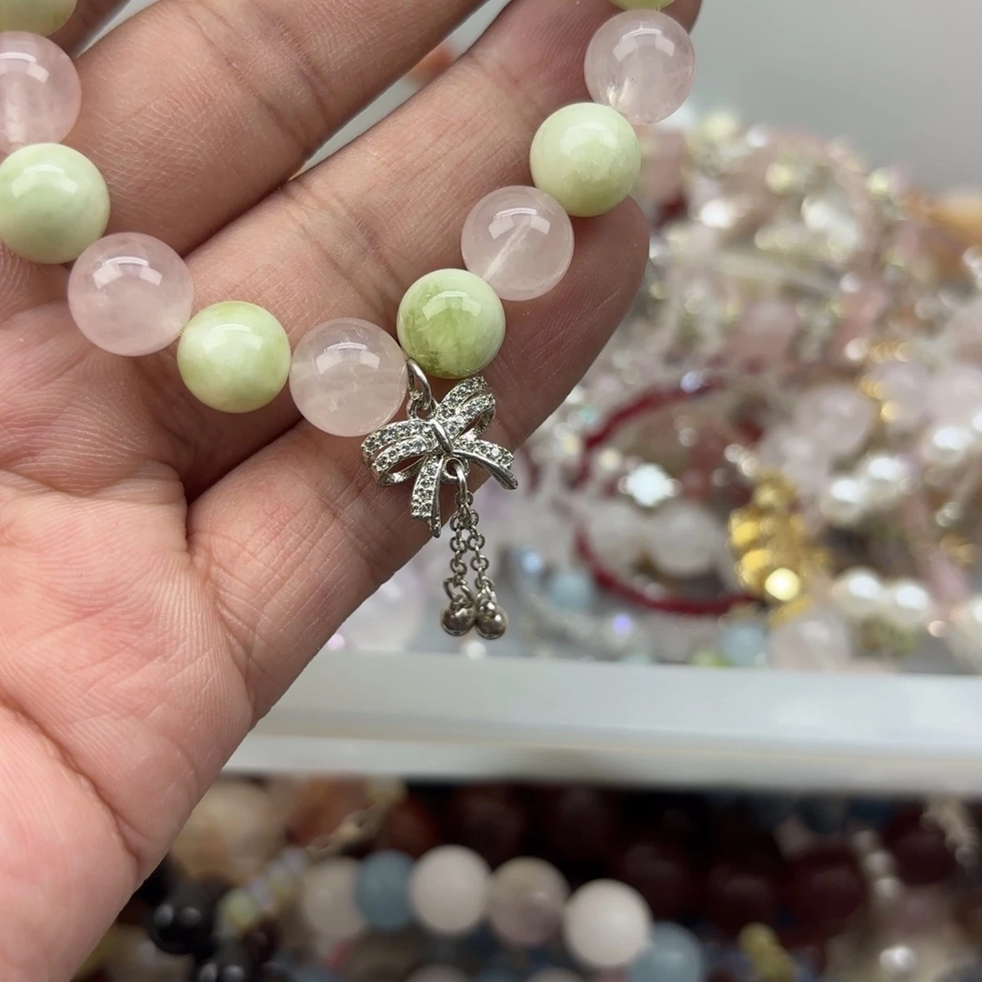 .***e水晶手链银S925镶嵌