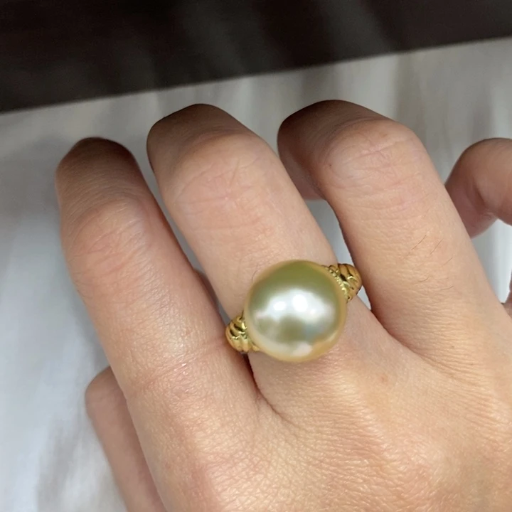 银S925镶嵌戒圈海水珍珠，链接9