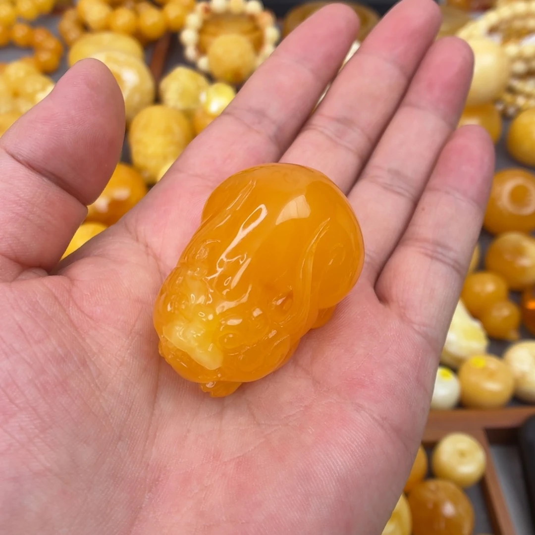 蜜蜡未镶嵌吊坠(不含链)