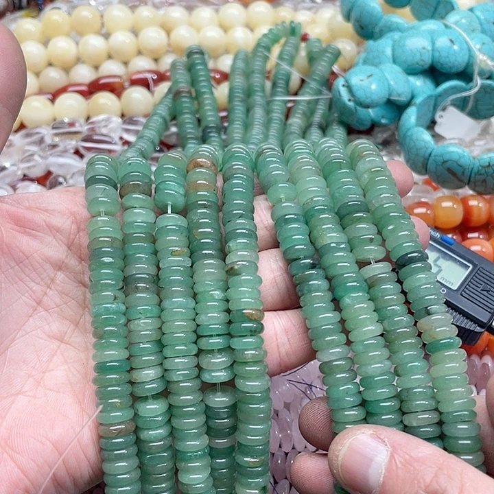 玛瑙/玉髓珠宝半成品未镶嵌一条10mm东林玉隔片