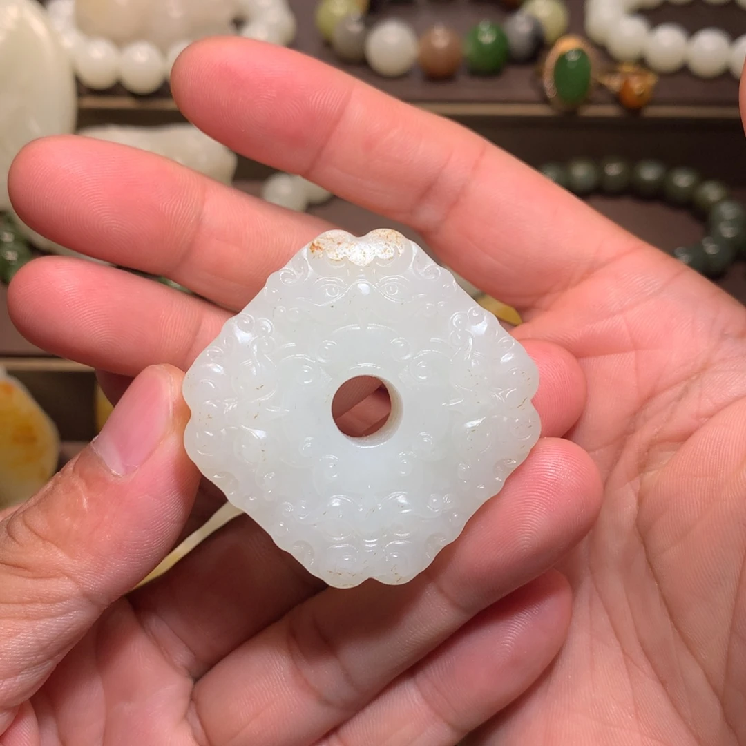 和田玉未镶嵌挂件宇*✨