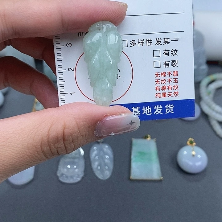 翡翠未镶嵌颈饰12345678