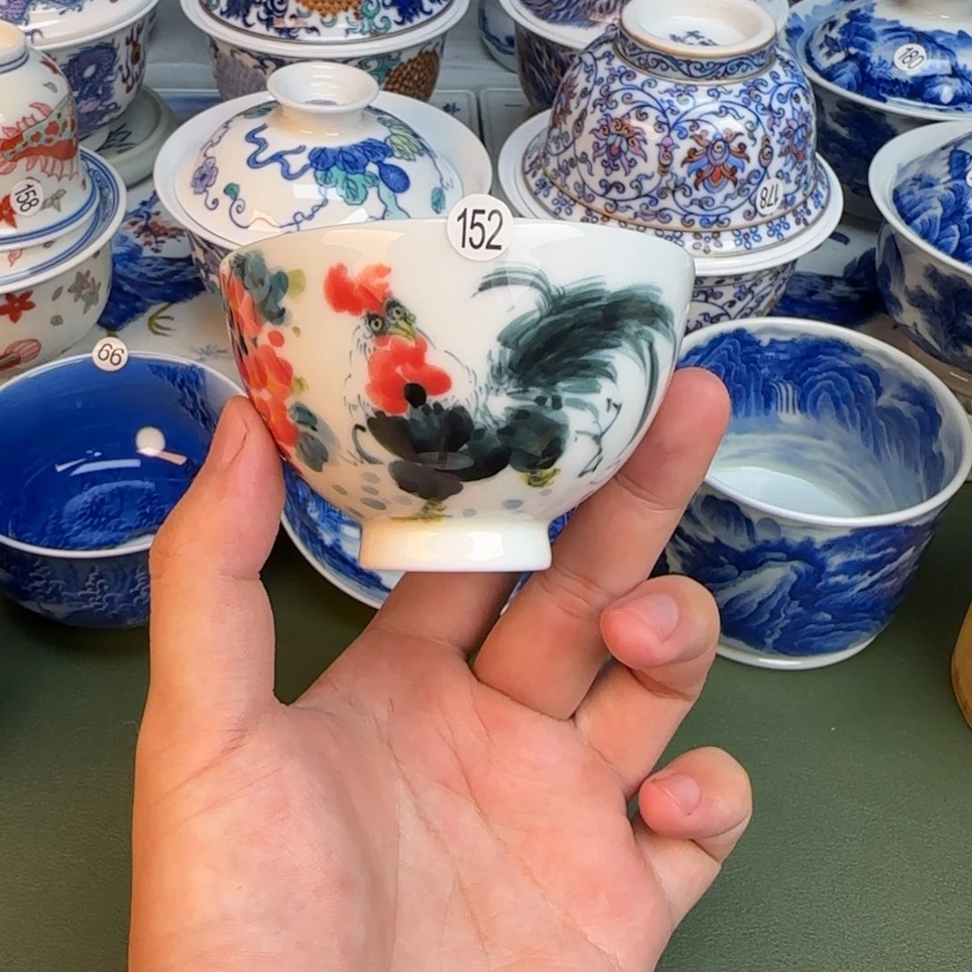 彦祖纯手工手绘茶具152