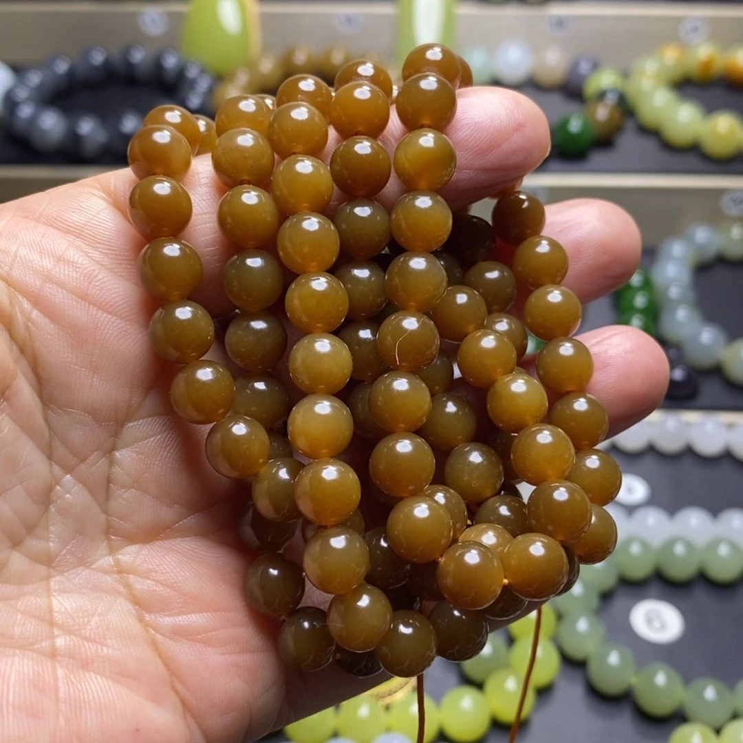 和田玉手串未镶嵌