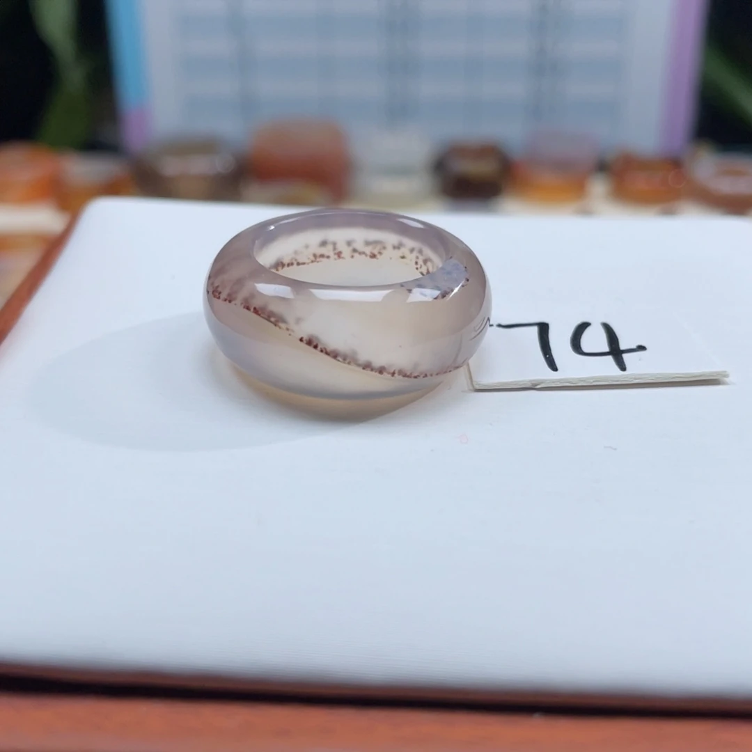 玛瑙/玉髓未镶嵌戒指Z17.6港16