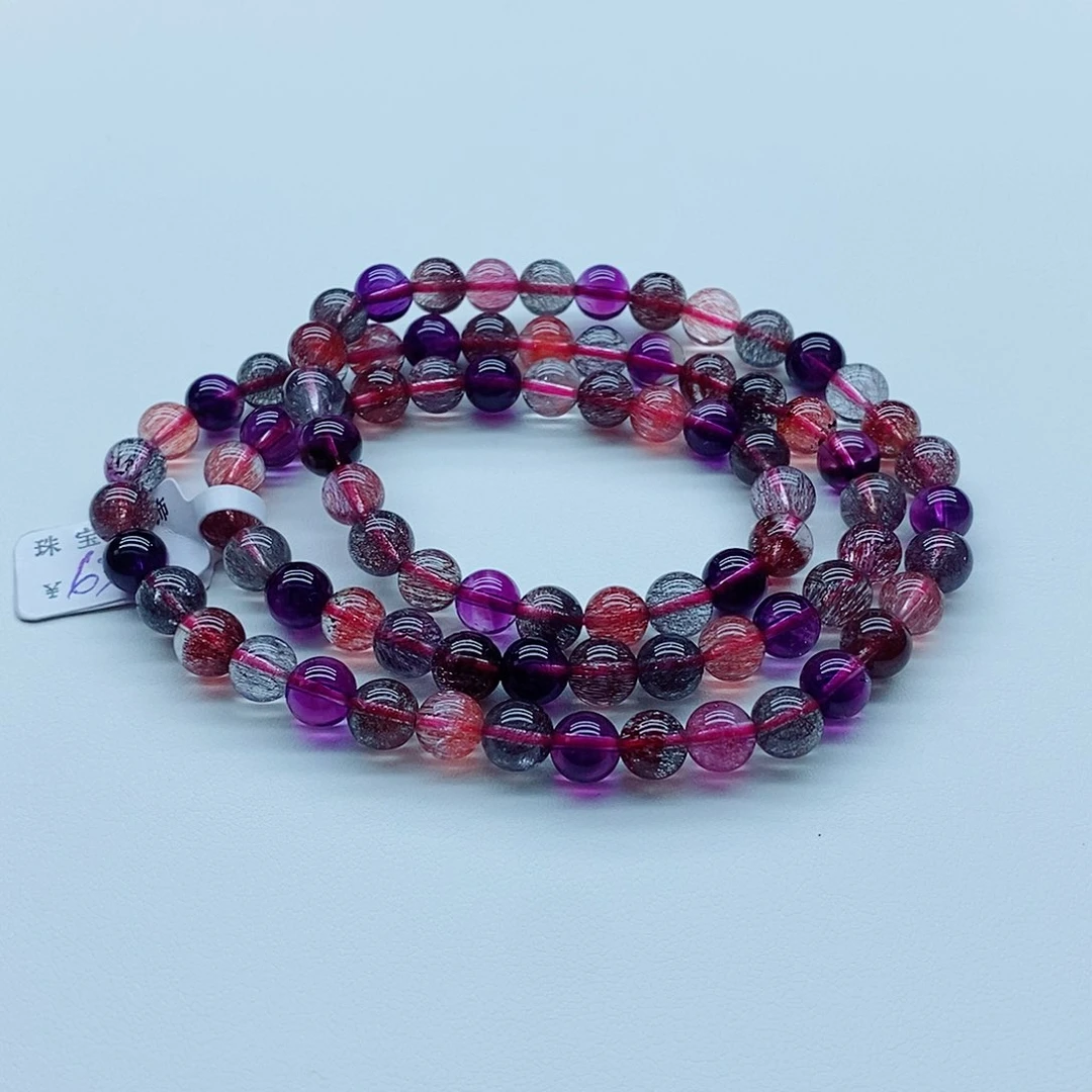 水晶手串未镶嵌超七多圈