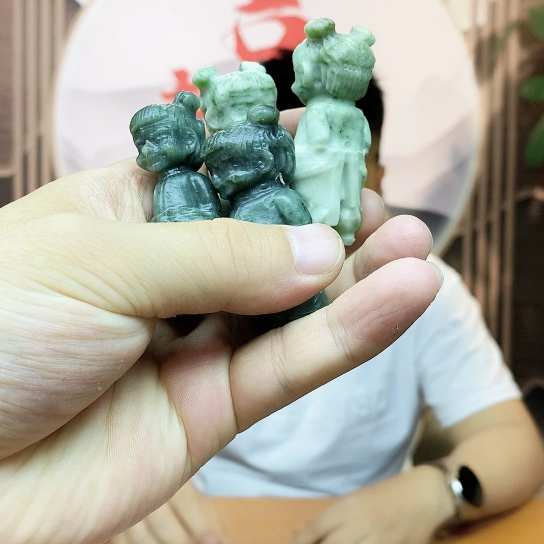 和田玉未镶嵌挂件多样性随机发一