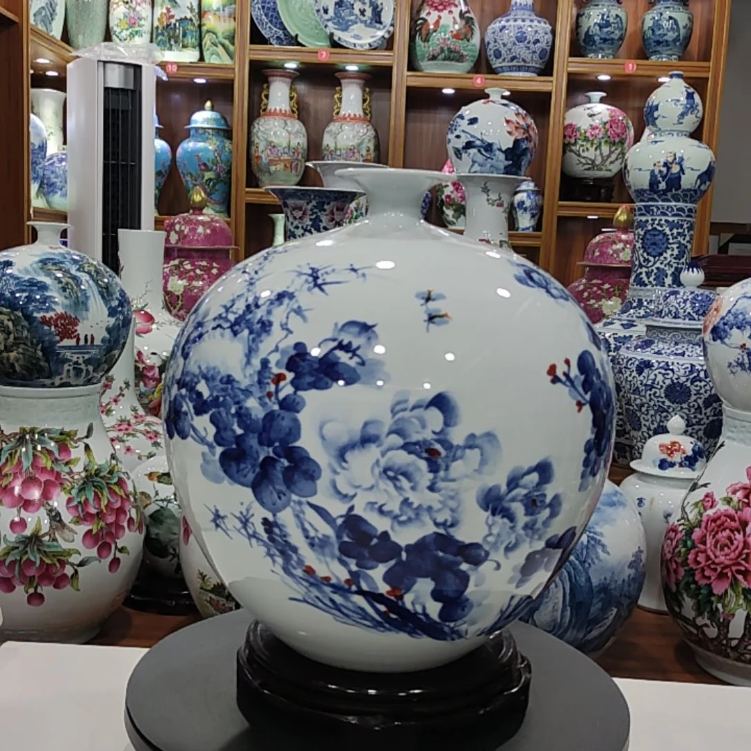 瓷片景德镇陶瓷花瓶子