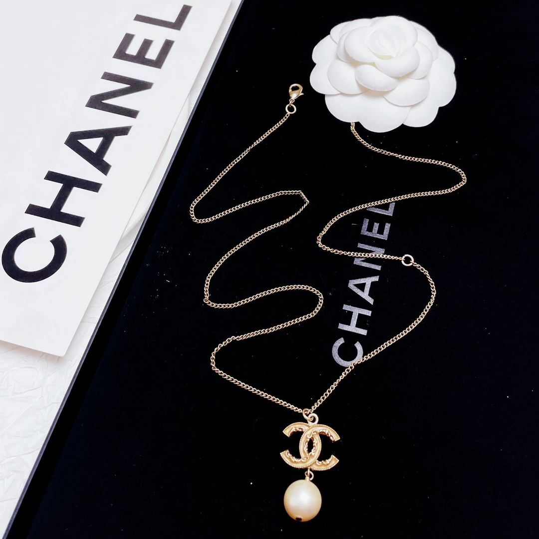 95新 Chanel/香奈儿 柚礼中古/香奈儿珐琅项链LZ406671