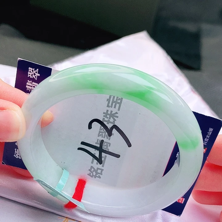 翡翠未镶嵌手镯缅甸天然a货翡翠手镯