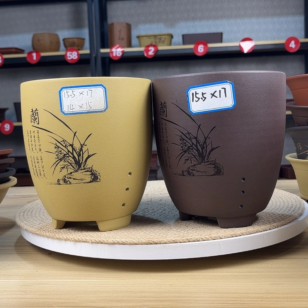 紫砂花盆紫砂花盆