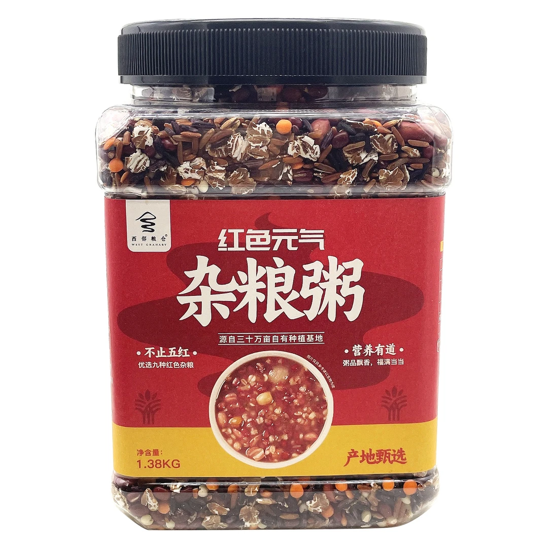 西部粮仓红色元气杂粮粥1380g/罐