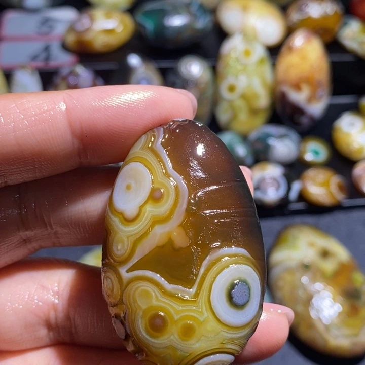 玛瑙/玉髓未镶嵌吊坠(不含链)178