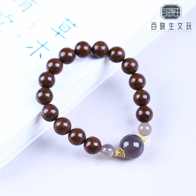 【百晓生】非遗合香-「1.0通天防恶方」优雅女款单圈手串 国风设计