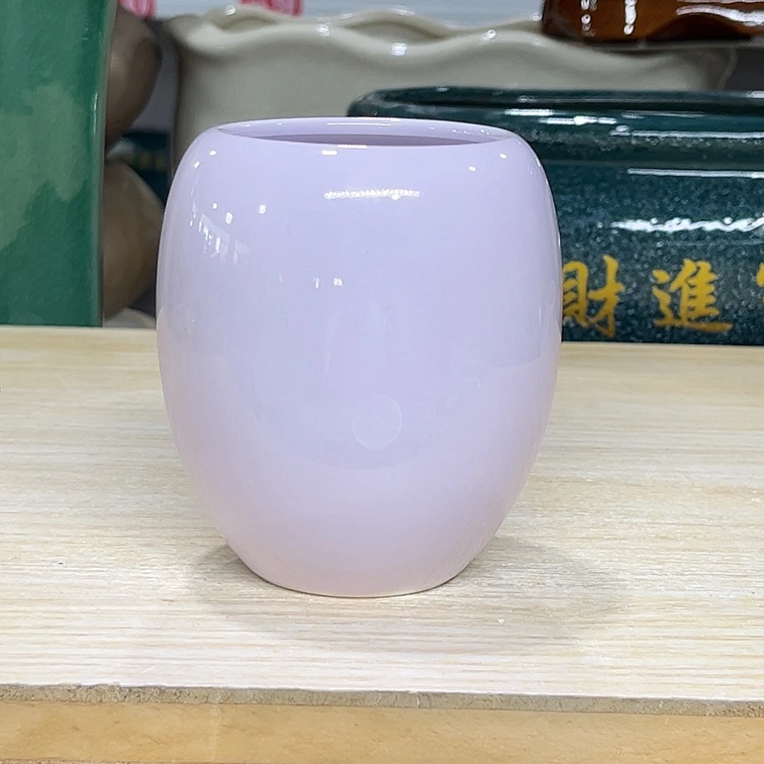 陶瓷绿植多肉微瑕花盆口径5.5*9无孔