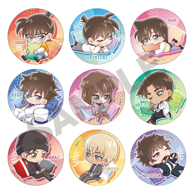 名侦探柯南 crux抱枕q 跳跃q 英伦风q潮玩盲盒（默认代拆）