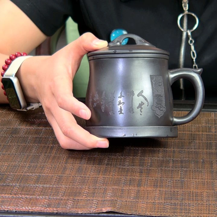 茶杯紫砂高货放漏