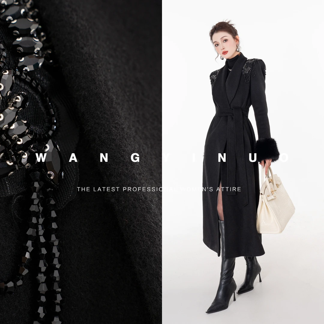 MD定制·依诺【首尔少女】2025冬款设计百搭气质时尚羊毛大衣外套