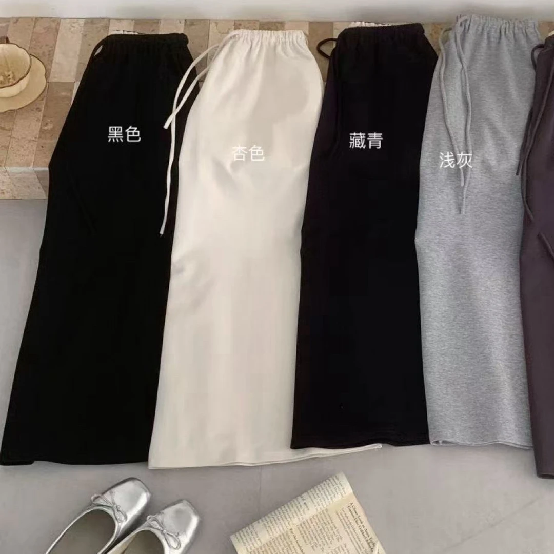 25673韩版宽松慵懒半身裙