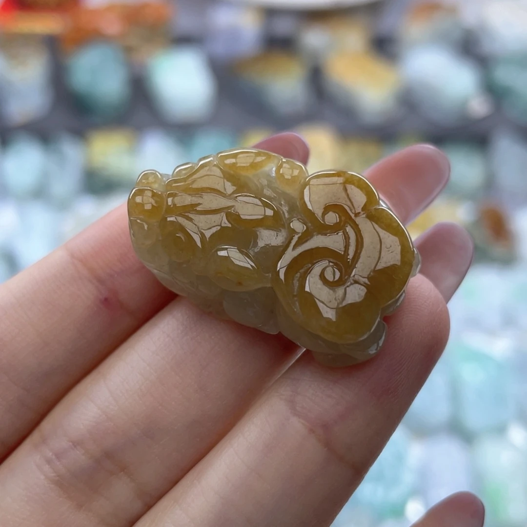 颈饰未镶嵌翡翠貔貅30