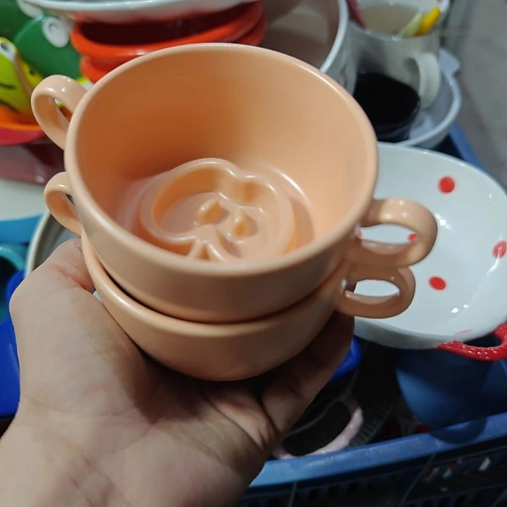 瓷片陶瓷餐具杯碗盘微瑕介意慎拍.满15.9元包邮