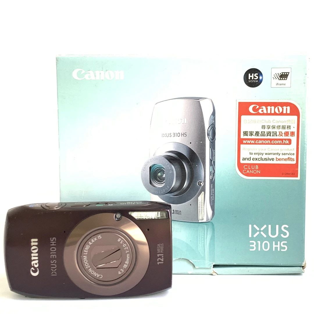 95新 Canon/佳能 ixus310 棕色带原盒 1210万像素 ccd