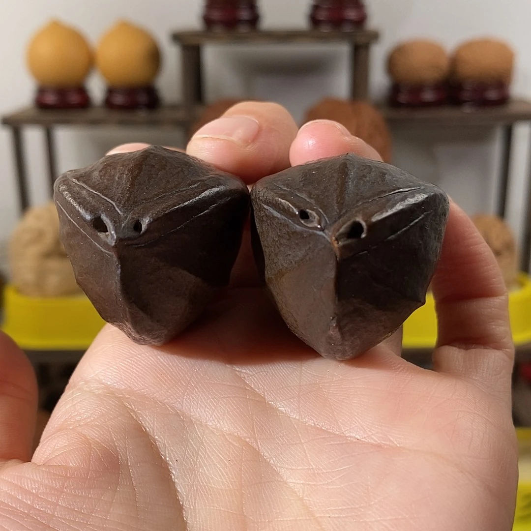 吊坠文玩核桃黑橄榄35