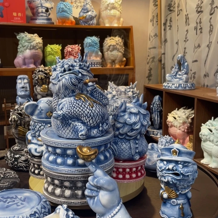 双***场瓷片摆件111111111